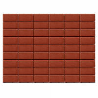  Брусчатка Лидер 40 Прямоугольник 200х100х60 мм Красный: внешний вид