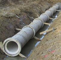 Трубы напорные раструбные: внешний вид