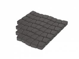  Тротуарная плитка Stellard Классико 60 мм Дымчатый кварц: внешний вид