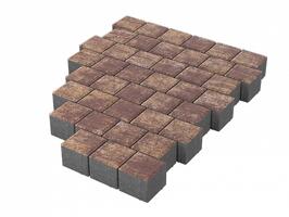  Тротуарная плитка Stellard Квадрат 100х100х60 мм Гавана: внешний вид